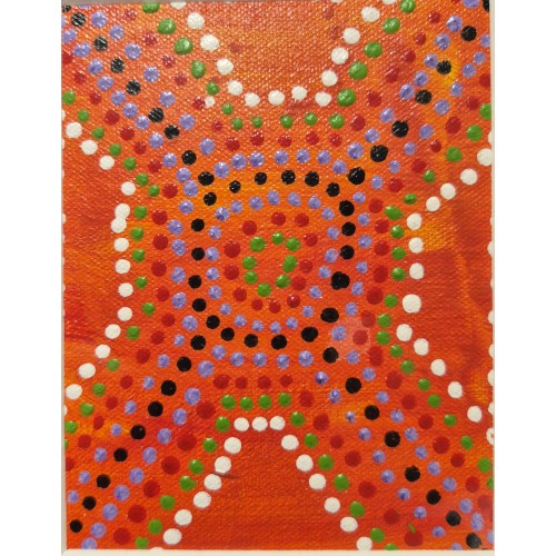 Desert Meeting Place by Aboriginal artist Chanelle Brooking. KA483
