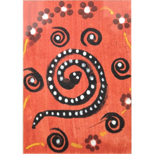 Snake Dance by Aboriginal artist Lisa Smith. KA485