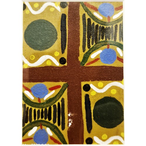 Songlines by Aboriginal artist Louise Cox. KA486