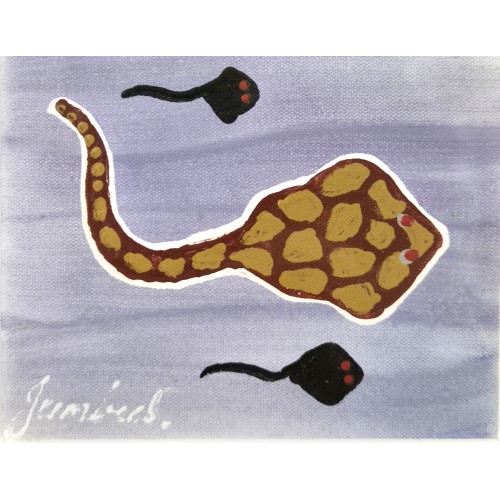 Stingrays by Aboriginal artist Josephine McNally. KA487