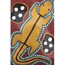 Baby Croc by Aboriginal artist Roseanna Cox. KA516