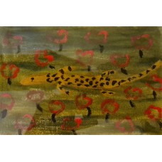 Crocodile Gliding Dreaming by April Jones, KA513