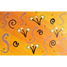 Spring Flowers by Aboriginal artist Marika Rogers. KA520