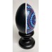 Painted emu egg with a Aboriginal dot art design. EG-710