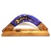 Small boomerang + display stand, Aboriginal contemporary art. Various colors, ideal corporate & event gift. Small boomerang + display stand, Aboriginal contemporary art. Various colors, ideal corporate & event gift.