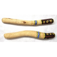 Vintage Aboriginal clap sticks, 2 different sounds. From the Kimberley, West Australia. CS-FV-104 Vintage Aboriginal clap sticks, 2 different sounds. From the Kimberley, West Australia. CS-FV-104