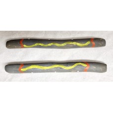 Vintage Aboriginal clap sticks. From the Kimberley area West Australia. Sound is light and heavy. CS-FV-105 Vintage Aboriginal clap sticks. From the Kimberley area West Australia. Sound is light and heavy. CS-FV-105