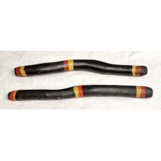 Vintage  Aboriginal clap sticks, from the Kimberley area West Australia. Sound is light and sharp. CS-FV-108 Vintage  Aboriginal clap sticks, from the Kimberley area West Australia. Sound is light and sharp. CS-FV-108