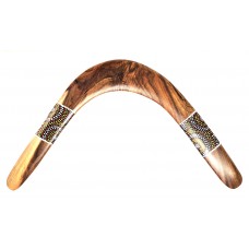 U-shaped painted killer boomerang, black wattle timber. Rare collectors item.  U-shaped painted killer boomerang, black wattle timber. Rare collectors item.