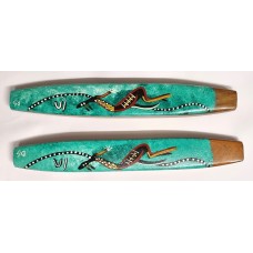 Large Australian Aboriginal clapsticks. The  Sound is deep and sharp. Large Australian Aboriginal clapsticks. The  Sound is deep and sharp.