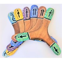 Tri boomerang. 3-blade hand-made boomerang  Tri boomerang. 3-blade hand-made boomerang