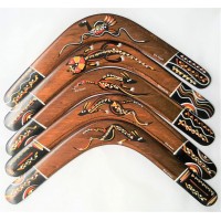 Traditional Animals Design 18 inch returning boomerang Traditional Animals Design 18 inch returning boomerang